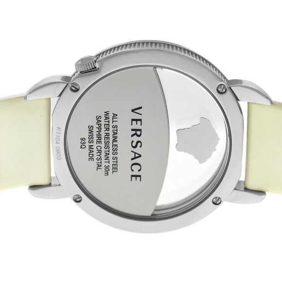 NEW! Versace 38mm Silver Womens Watch